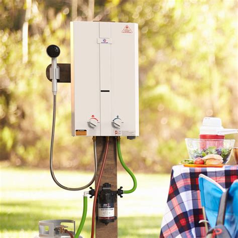 outdoor electric tankless water heater enclosure|exterior tankless water heater enclosure.